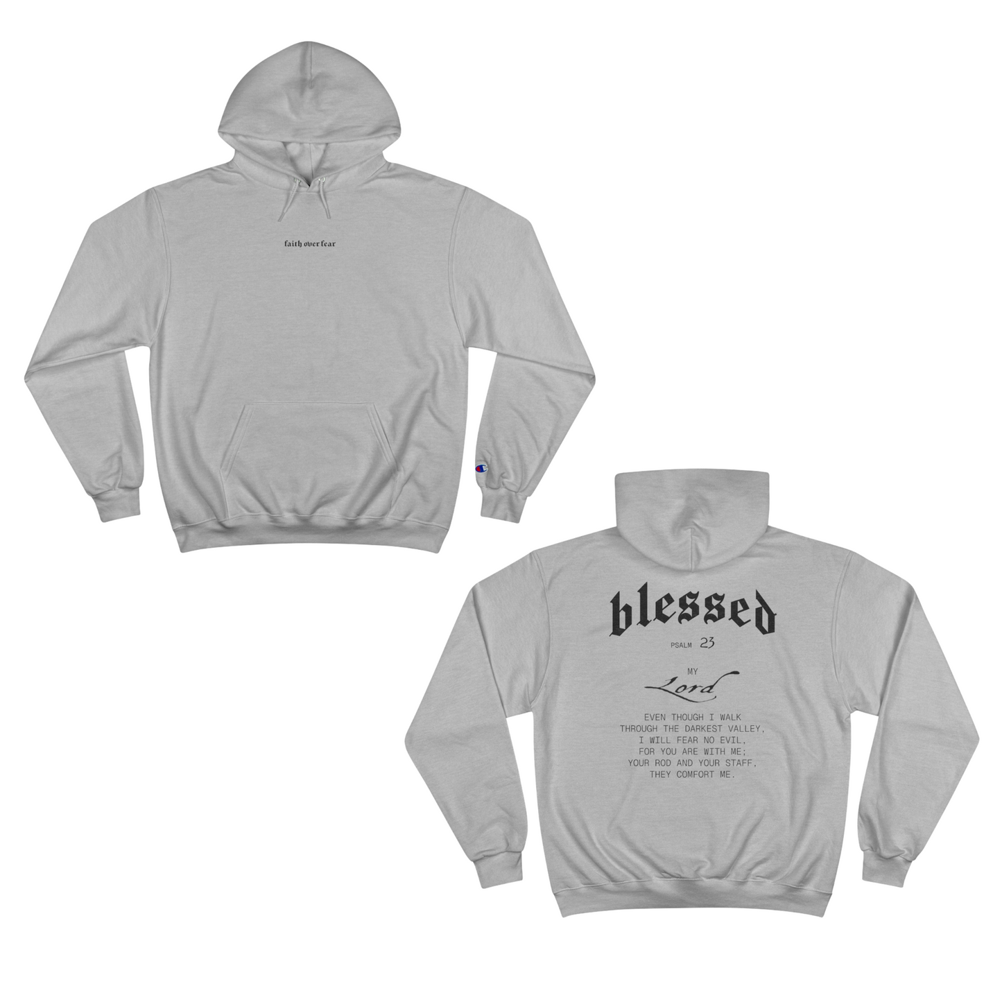 High Bless™ x  Champion 23rd Psalm Hoodie (B)